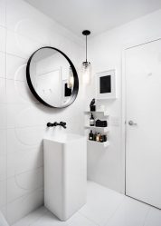 Projeto do banheiro em uma casa de madeira (mais de 200 fotos): decoração DIY (teto, piso, paredes)