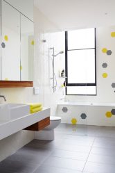 Projeto do banheiro em uma casa de madeira (mais de 200 fotos): decoração DIY (teto, piso, paredes)