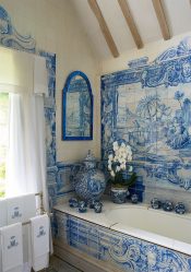 Projeto do banheiro em uma casa de madeira (mais de 200 fotos): decoração DIY (teto, piso, paredes)