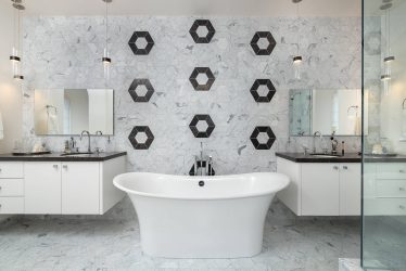 Projeto do banheiro em uma casa de madeira (mais de 200 fotos): decoração DIY (teto, piso, paredes)