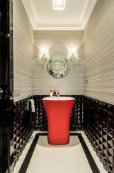 Projeto do banheiro em uma casa de madeira (mais de 200 fotos): decoração DIY (teto, piso, paredes)