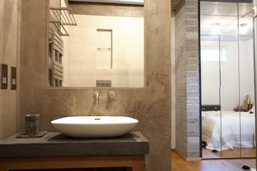Projeto do banheiro em uma casa de madeira (mais de 200 fotos): decoração DIY (teto, piso, paredes)