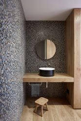Projeto do banheiro em uma casa de madeira (mais de 200 fotos): decoração DIY (teto, piso, paredes)