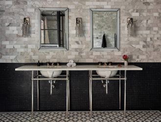 Projeto do banheiro em uma casa de madeira (mais de 200 fotos): decoração DIY (teto, piso, paredes)
