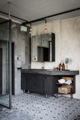 Projeto do banheiro em uma casa de madeira (mais de 200 fotos): decoração DIY (teto, piso, paredes)