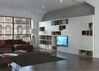 Básico Estilos modernos no design da sala de estar: 180+ Fotos de combinações de cores no interior