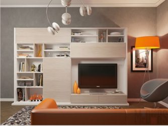 Básico Estilos modernos no design da sala de estar: 180+ Fotos de combinações de cores no interior