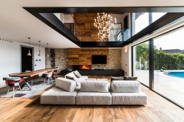 Básico Estilos modernos no design da sala de estar: 180+ Fotos de combinações de cores no interior