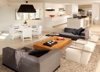 Básico Estilos modernos no design da sala de estar: 180+ Fotos de combinações de cores no interior