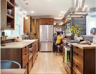 Como fazer uma cozinha de madeira As mãos (mais de 210 fotos): Escolhendo móveis para design elegante