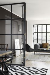 Portas com inserções de vidro: 180+ (foto) opções de plástico, madeira e alumínio (entrada, interior, cupê)