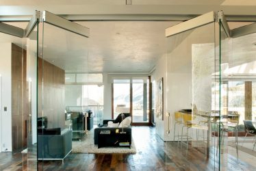 Portas com inserções de vidro: 180+ (foto) opções de plástico, madeira e alumínio (entrada, interior, cupê)