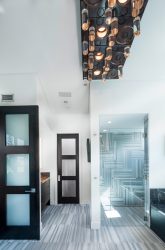 Portas com inserções de vidro: 180+ (foto) opções de plástico, madeira e alumínio (entrada, interior, cupê)
