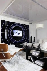 Tectos de dois níveis no hall: Materiais, combinações interessantes, idéias de design (mais de 135 fotos)