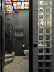 Fazemos o interior em preto: Cortinas / Papel de Parede / Teto (185 + Foto). Acento brilhante de seu design