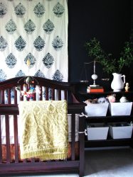 Fazemos o interior em preto: Cortinas / Papel de Parede / Teto (185 + Foto). Acento brilhante de seu design