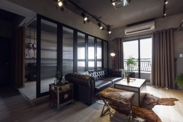 Fazemos o interior em preto: Cortinas / Papel de Parede / Teto (185 + Foto). Acento brilhante de seu design
