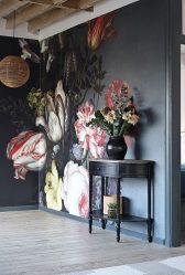 Foto papel de parede na parede na sala de estar, quarto, cozinha e criança: 205 + Foto interiores atraentes