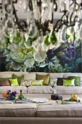 Foto papel de parede na parede na sala de estar, quarto, cozinha e criança: 205 + Foto interiores atraentes