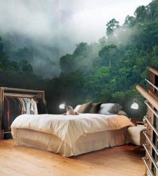 Foto papel de parede na parede na sala de estar, quarto, cozinha e criança: 205 + Foto interiores atraentes