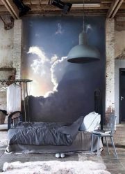 Foto papel de parede na parede na sala de estar, quarto, cozinha e criança: 205 + Foto interiores atraentes