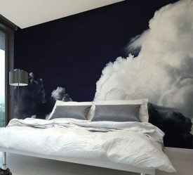 Foto papel de parede na parede na sala de estar, quarto, cozinha e criança: 205 + Foto interiores atraentes
