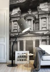 Foto papel de parede na parede na sala de estar, quarto, cozinha e criança: 205 + Foto interiores atraentes