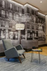 Foto papel de parede na parede na sala de estar, quarto, cozinha e criança: 205 + Foto interiores atraentes