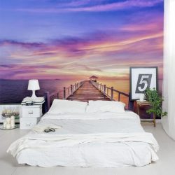 Foto papel de parede na parede na sala de estar, quarto, cozinha e criança: 205 + Foto interiores atraentes