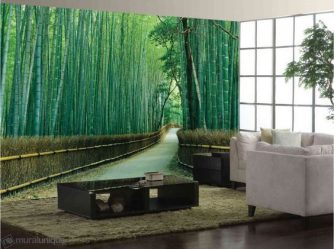 Foto papel de parede na parede na sala de estar, quarto, cozinha e criança: 205 + Foto interiores atraentes