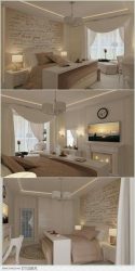 Foto papel de parede na parede na sala de estar, quarto, cozinha e criança: 205 + Foto interiores atraentes