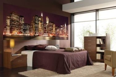 Foto papel de parede na parede na sala de estar, quarto, cozinha e criança: 205 + Foto interiores atraentes