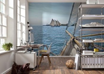 Foto papel de parede na parede na sala de estar, quarto, cozinha e criança: 205 + Foto interiores atraentes