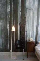 Foto papel de parede na parede na sala de estar, quarto, cozinha e criança: 205 + Foto interiores atraentes