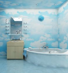 Foto papel de parede na parede na sala de estar, quarto, cozinha e criança: 205 + Foto interiores atraentes