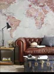 Foto papel de parede na parede na sala de estar, quarto, cozinha e criança: 205 + Foto interiores atraentes