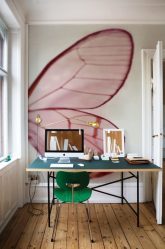 Foto papel de parede na parede na sala de estar, quarto, cozinha e criança: 205 + Foto interiores atraentes