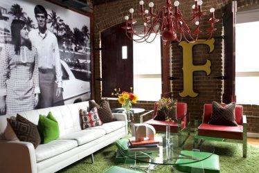 Foto papel de parede na parede na sala de estar, quarto, cozinha e criança: 205 + Foto interiores atraentes