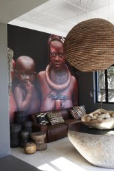 Foto papel de parede na parede na sala de estar, quarto, cozinha e criança: 205 + Foto interiores atraentes