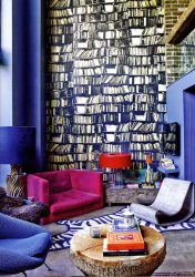 Foto papel de parede na parede na sala de estar, quarto, cozinha e criança: 205 + Foto interiores atraentes