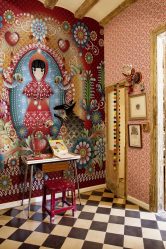 Foto papel de parede na parede na sala de estar, quarto, cozinha e criança: 205 + Foto interiores atraentes