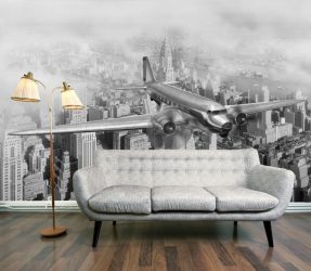 Foto papel de parede na parede na sala de estar, quarto, cozinha e criança: 205 + Foto interiores atraentes