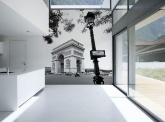 Foto papel de parede na parede na sala de estar, quarto, cozinha e criança: 205 + Foto interiores atraentes