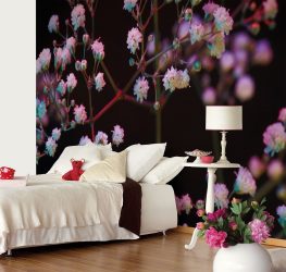 Foto papel de parede na parede na sala de estar, quarto, cozinha e criança: 205 + Foto interiores atraentes