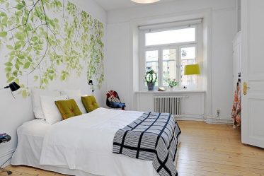 Foto papel de parede no interior do quarto: 205+ (Foto) Belas ideias para criar conforto