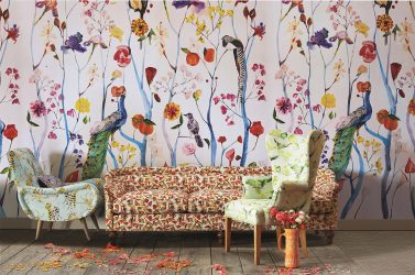Foto papel de parede no interior do quarto: 205+ (Foto) Belas ideias para criar conforto