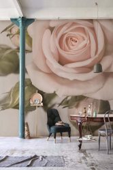 Foto papel de parede no interior do quarto: 205+ (Foto) Belas ideias para criar conforto