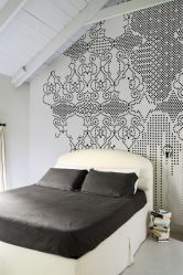 Foto papel de parede no interior do quarto: 205+ (Foto) Belas ideias para criar conforto