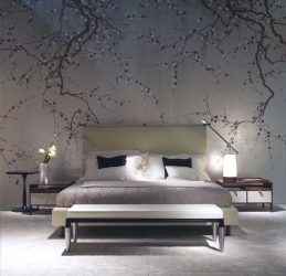 Foto papel de parede no interior do quarto: 205+ (Foto) Belas ideias para criar conforto