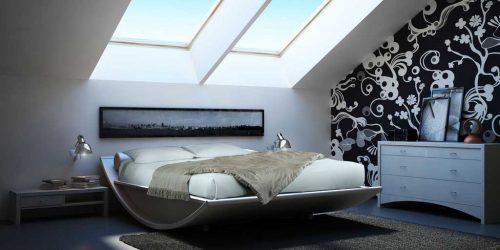 Foto papel de parede no interior do quarto: 205+ (Foto) Belas ideias para criar conforto